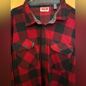 Men’s Wrangler Buffalo Check Flannel size XXL